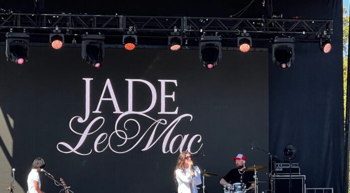 Jade LeMac Pulled Austin Toward Her, Effortlessly, at SXSW 2026 Jade LeMac performing live at Coca-Cola's Sips & Sounds festival (Day 2) at Auditorium Shores during SXSW 2026