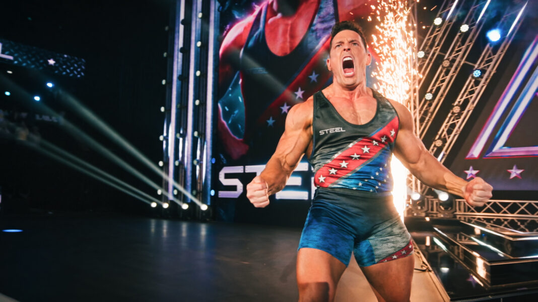Jessie Godderz in 'American Gladiators'