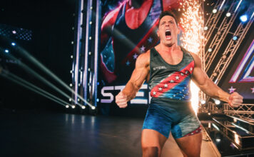 Review: Jessie Godderz is a force of nature in ‘American Gladiators’ on Prime Video Jessie Godderz in 'American Gladiators'