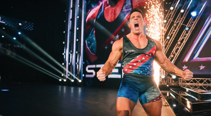 Review: Jessie Godderz is a force of nature in ‘American Gladiators’ on Prime Video Jessie Godderz in 'American Gladiators'