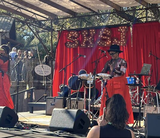 SXSJ 2026: OKAN and the Radical Act of ‘Showing Up’ Elizabeth Rodríguez and Magdelys Savigne of OKAN performing live at Hotel San Jose's SXSJ during SXSW 2026