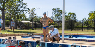 Andy Donaldson scores record-breaking swim in East Kimberley, with his longest solo swim to date Andy Donaldson