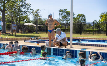 Andy Donaldson scores record-breaking swim in East Kimberley, with his longest solo swim to date Andy Donaldson