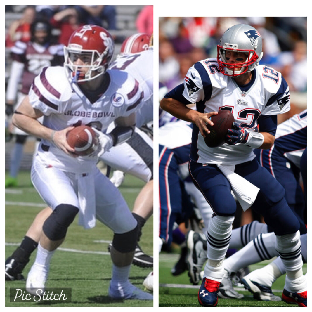 Craig Geoghan and Tom Brady (side by side)
