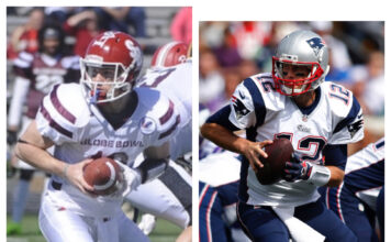 Craig Geoghan, ‘Finding Mr. Christmas’ Season 2 winner, would be a fitting choice to play Tom Brady someday Craig Geoghan and Tom Brady (side by side)