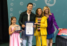 Magician Mat Franco is honored with the Key to the City of Las Vegas by Mayor Shelley Berkley Mat Franco