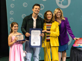 Magician Mat Franco is honored with the Key to the City of Las Vegas by Mayor Shelley Berkley Mat Franco
