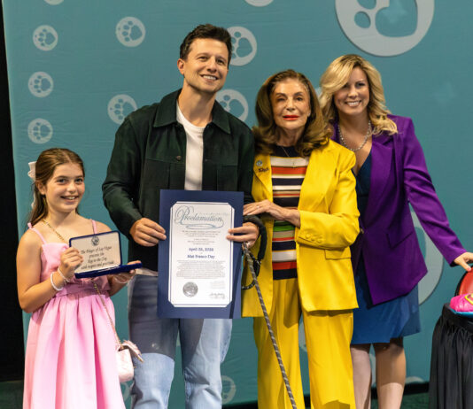 Magician Mat Franco is honored with the Key to the City of Las Vegas by Mayor Shelley Berkley Mat Franco