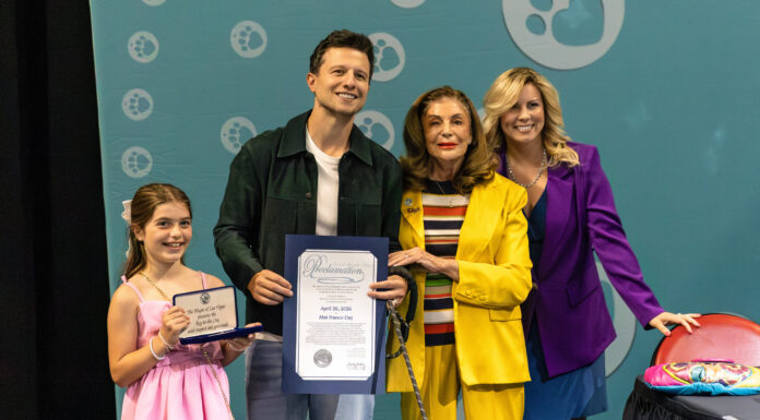 Magician Mat Franco is honored with the Key to the City of Las Vegas by Mayor Shelley Berkley Mat Franco
