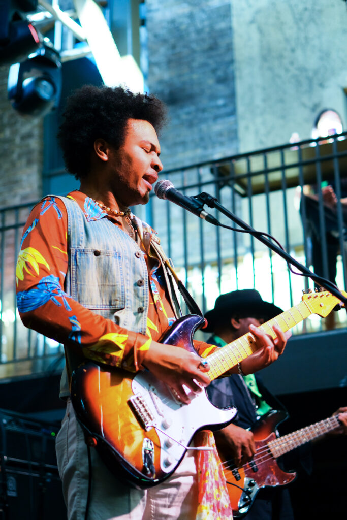 Buddy Red performs a solo set at the SPIN x Tipify Road to Austin showcase during SXSW 2026 in Austin, Texas.