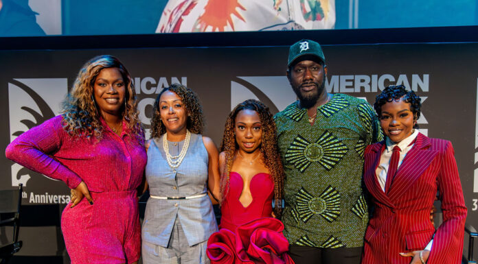 GLAAD and ViiV Healthcare partner at American Black Film Festival Comedian Brandi Denise, writer Kharmony Fortune, and ViiV Healthcare’s Bithiah Lafontant