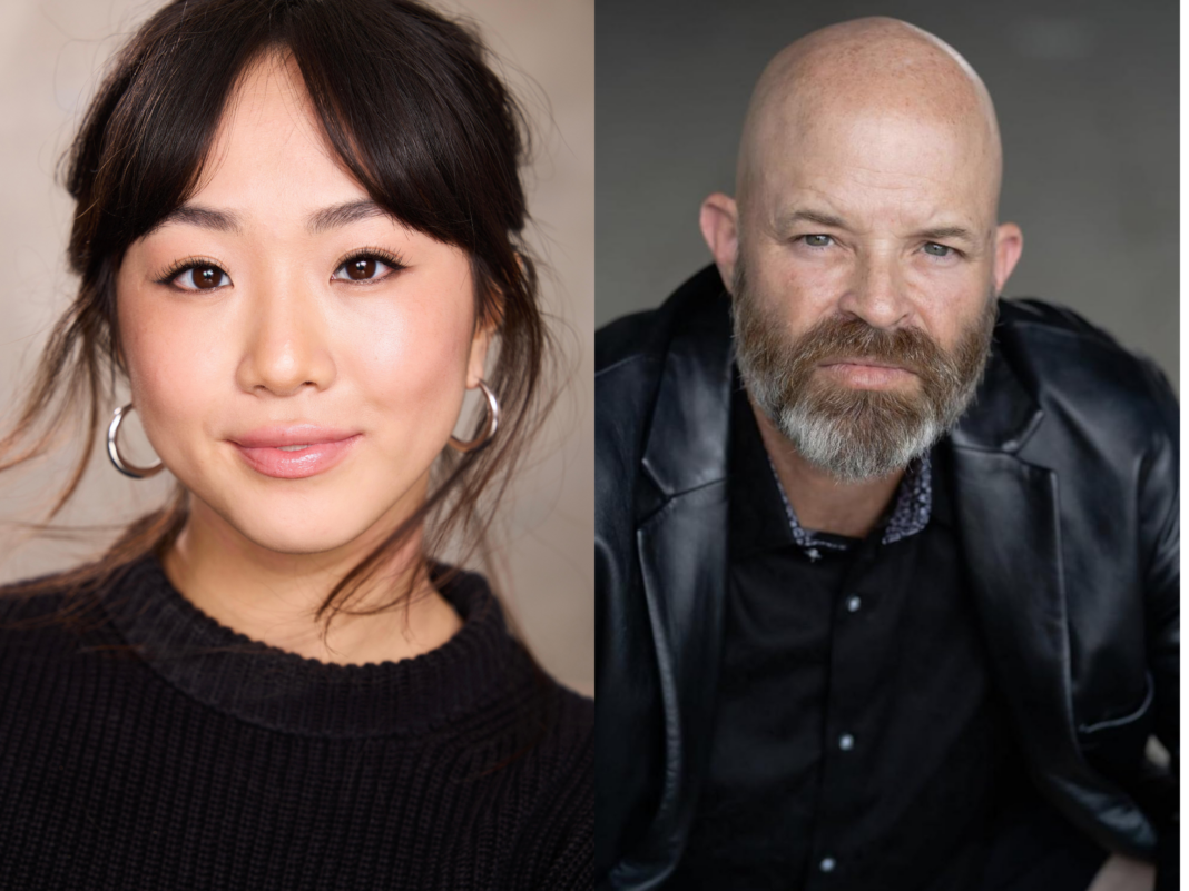 New cast members Evelyn Kim and Sean Robert Smith of 
