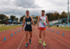 Robbie Amell talks about starring in the new sports comedy ‘Racewalkers’ Robbie Amell and Kevin Claydon in 'Racewalkers'