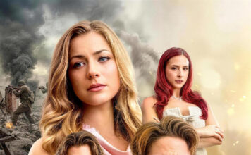 Review: Nikki Leigh and Travis DesLaurier soar in ‘Widowed by His Lie’ Nikki Leigh and the cast of 'Widowed by His Lie'