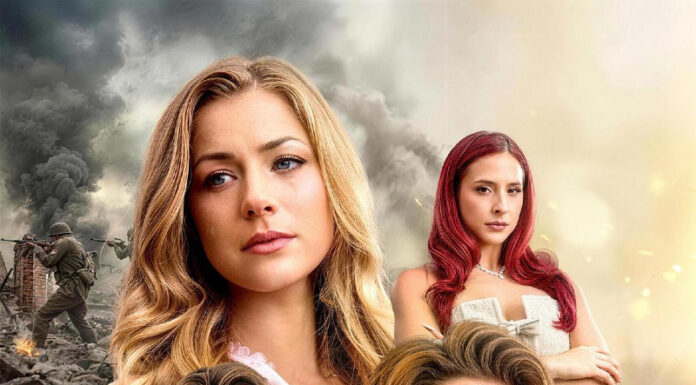 Review: Nikki Leigh and Travis DesLaurier soar in ‘Widowed by His Lie’ Nikki Leigh and the cast of 'Widowed by His Lie'