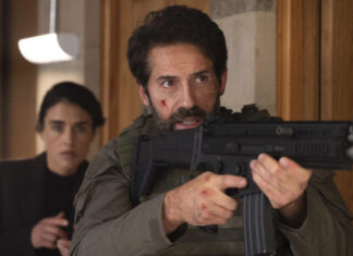 James Nunn talks about ‘One Last Shot’ film, working with Scott Adkins and Dolph Lundgren Scott Adkins in 'One Last Shot'