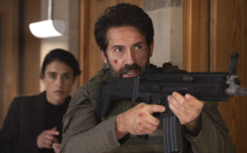 James Nunn talks about ‘One Last Shot’ film, working with Scott Adkins and Dolph Lundgren Scott Adkins in 'One Last Shot'