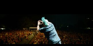 NOFX’s “40 Years of Fuckin’ Up” Returns to Austin for One Screening This Month Fat Mike NOFX gives heart gesture to crowd, 40 Years of Fuckin Up documentary