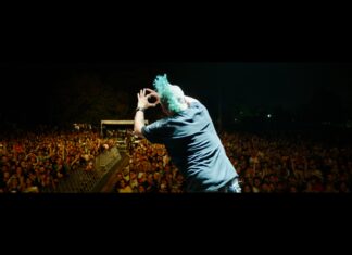 NOFX’s “40 Years of Fuckin’ Up” Returns to Austin for One Screening This Month Fat Mike NOFX gives heart gesture to crowd, 40 Years of Fuckin Up documentary
