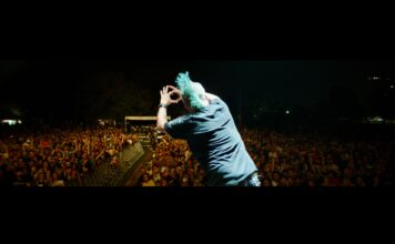 NOFX’s “40 Years of Fuckin’ Up” Returns to Austin for One Screening This Month Fat Mike NOFX gives heart gesture to crowd, 40 Years of Fuckin Up documentary