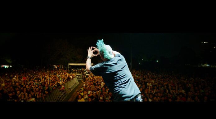 NOFX’s “40 Years of Fuckin’ Up” Returns to Austin for One Screening This Month Fat Mike NOFX gives heart gesture to crowd, 40 Years of Fuckin Up documentary