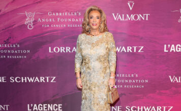 Chatting with Denise Rich, Dr. Stephen D. Nimer, and Kelly Leach at the 2026 Angel Ball GALA Denise Rich