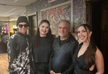 Review: Joanne Trattoria celebrates 15 years of dining and entertainment in New York Sam Wilson, Shaila Murdock, Joe Germanotta, and Grace Romanello