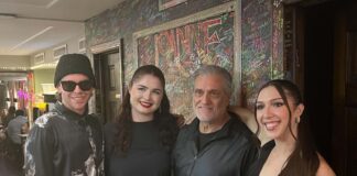 Review: Joanne Trattoria celebrates 15 years of dining and entertainment in New York Sam Wilson, Shaila Murdock, Joe Germanotta, and Grace Romanello