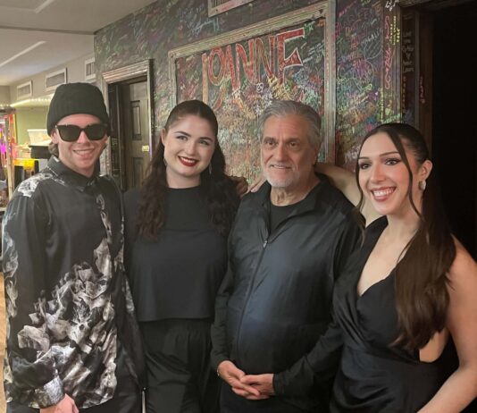 Review: Joanne Trattoria celebrates 15 years of dining and entertainment in New York Sam Wilson, Shaila Murdock, Joe Germanotta, and Grace Romanello